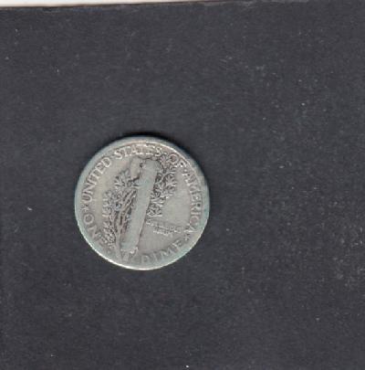 Beschrijving: 1 Dime MERCURY